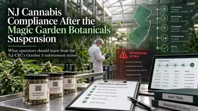 NJ Cannabis Compliance After the Magic Garden Botanicals Suspension